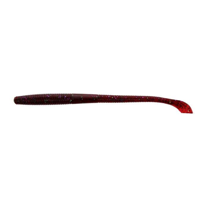 Yamamoto Kut Tail Worm 7.75" Plum Candy Qty 5