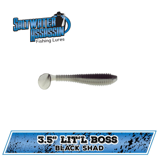 Bass Assassin Saltwater Lit'l Boss Swimbait 3-1/2" - FishAndSave