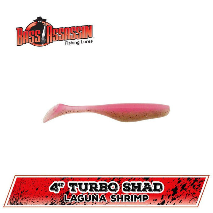 Bass Assassin Turbo Shad 4" Qty 10 - FishAndSave