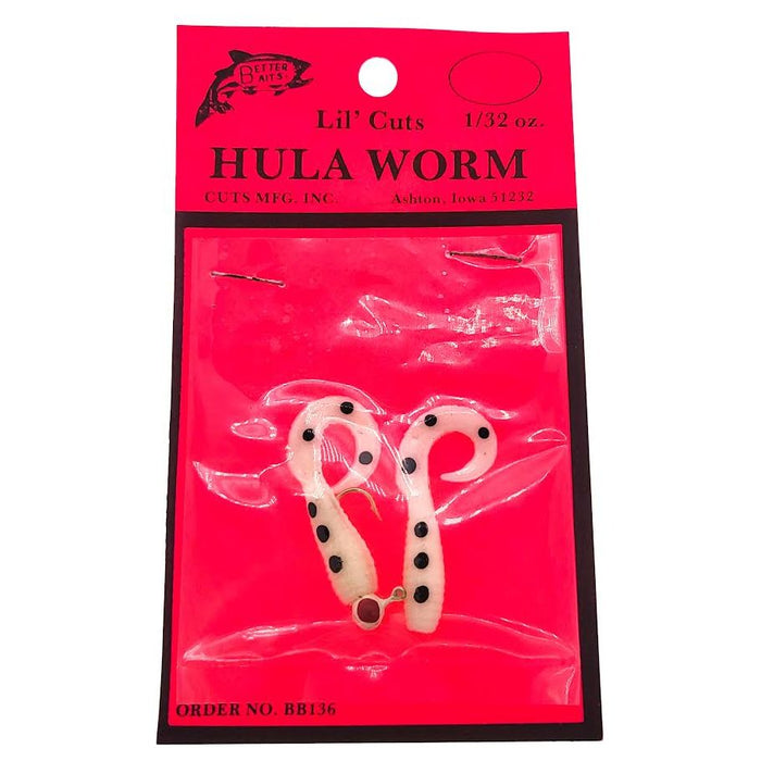 Better Baits Lil' Cuts Hula Worm 1/32 Oz Qty 2 - FishAndSave