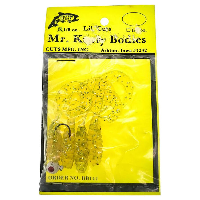 Better Baits lil' Cuts Mr. Kurly Bodies 1/8 Oz - FishAndSave