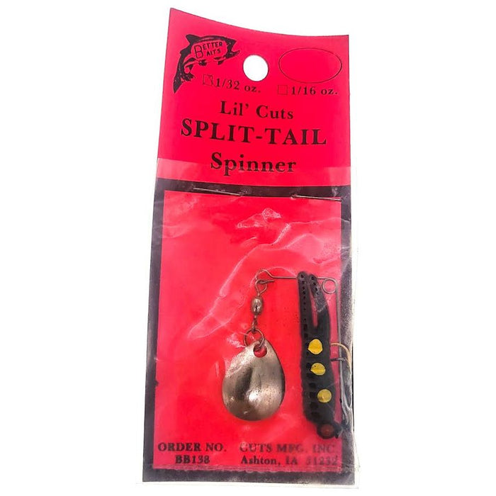 Better Baits Lil' Cuts Split Tail Spinner 1/16 Oz Qty 1 - FishAndSave