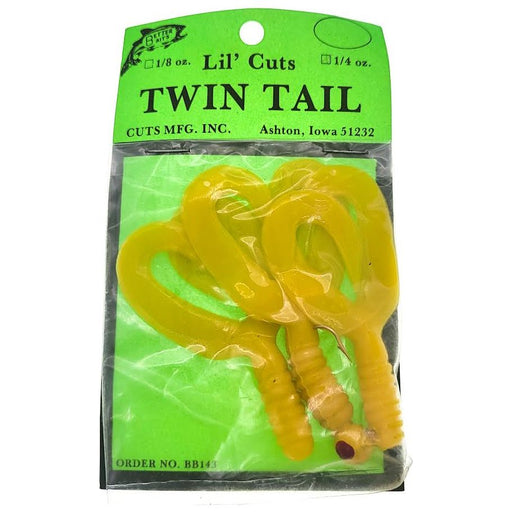 Better Baits Lil' Cuts Twin Tail 1/4 Oz Qty 3 - FishAndSave