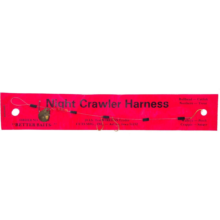 🎁 Better Baits Night Crawler Harness Gold (100% off) - FishAndSave