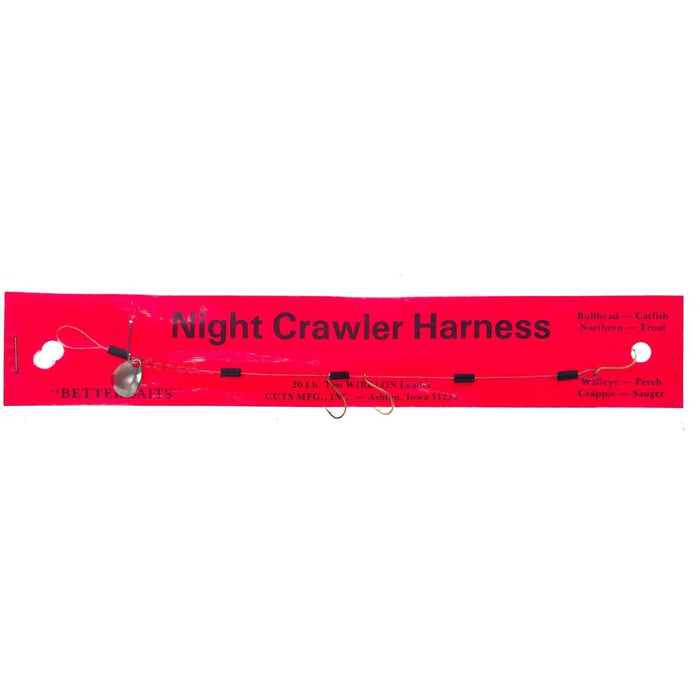 🎁 Better Baits Night Crawler Harness Silver (100% off) - FishAndSave