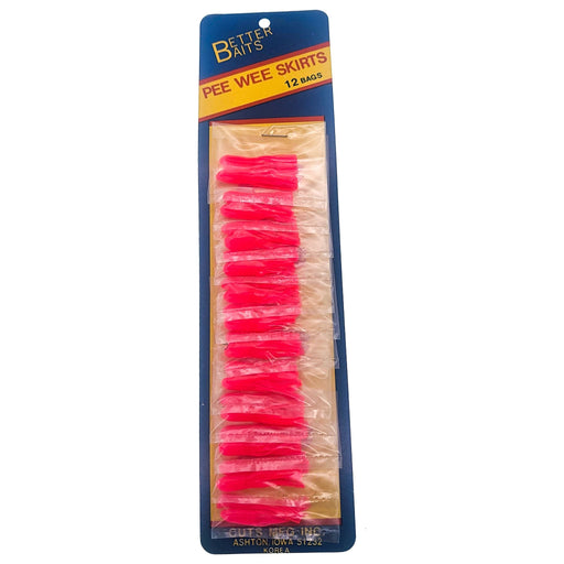 Better Baits Pee Wee Skirts Card Of 12 - FishAndSave