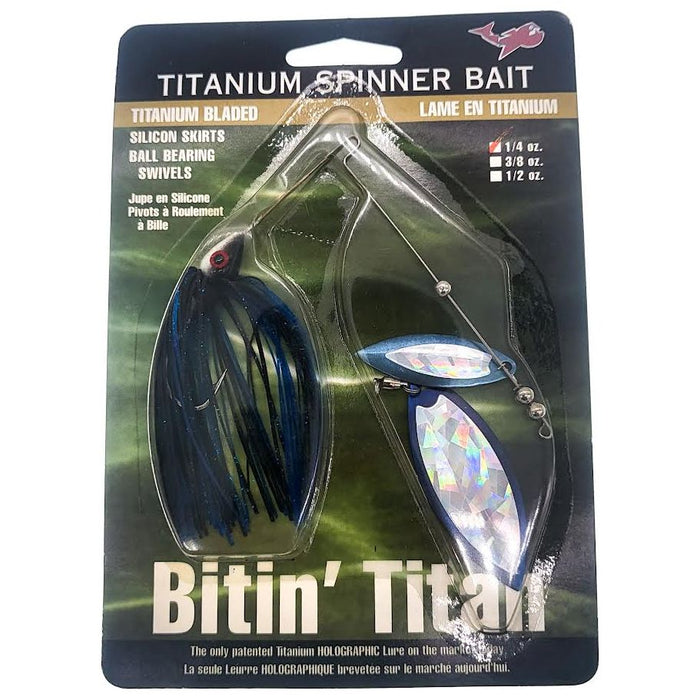 Bitin' Titan Titanium Spinner Bait Willow Blades - FishAndSave