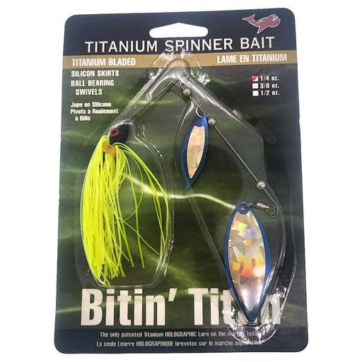 Bitin' Titan Titanium Spinner Bait Willow Blades - FishAndSave