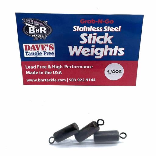 BnR Tackle Steel Stick Weight Qty 3 Black - FishAndSave