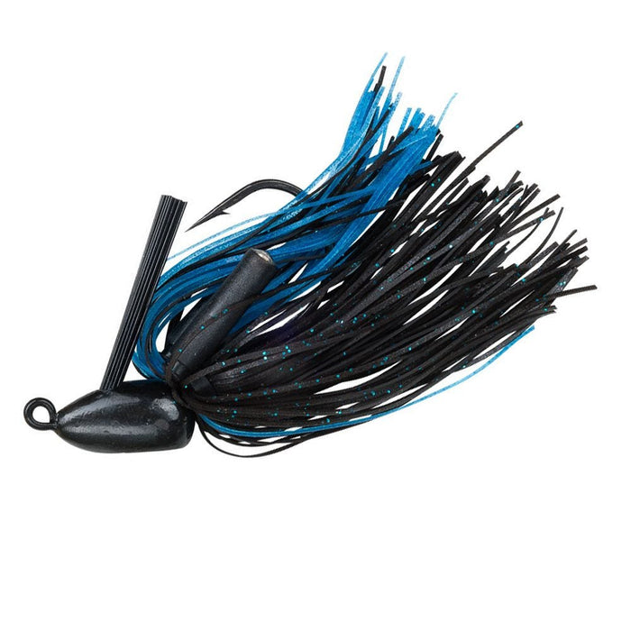 Booyah Boo Jig 3/8 Oz Black/Blue Qty 1 - FishAndSave