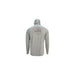 Bubba Ultimate Lifestyle Performance Hoody, True Grey Heather, Large - FishAndSave