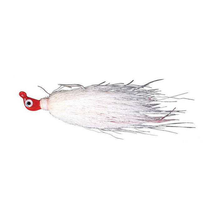 Calcutta Bucktail Ultra Jig 1/2 Oz Qty 1 Red/White Flash - FishAndSave