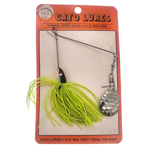 Cato Lures Spinnerbait Hammered Colorado Blade 1/4 Oz - FishAndSave