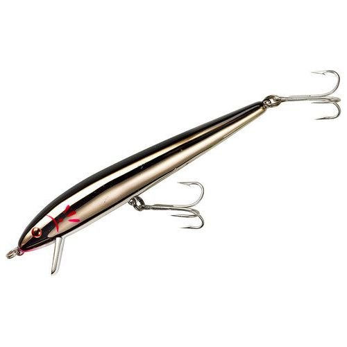 Cotton Cordell Red Fin Deep Diver 7" 1 Oz Chrome Black Back - FishAndSave