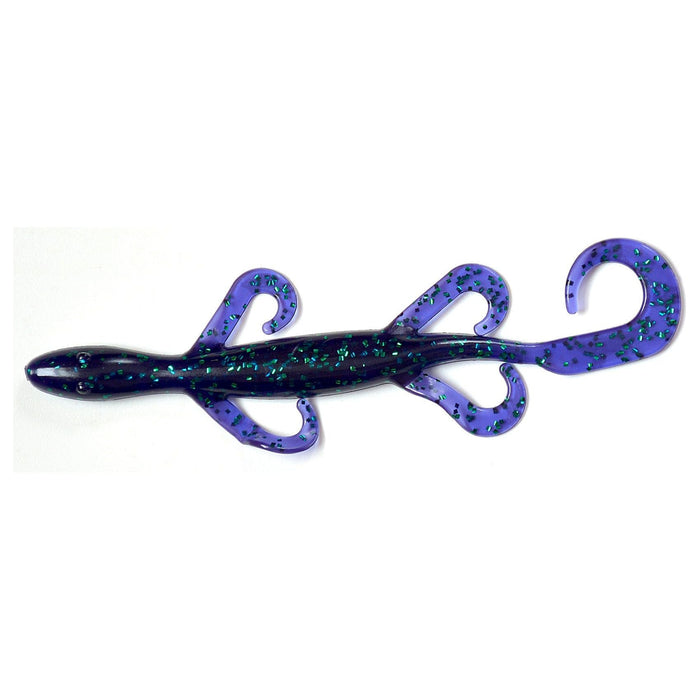 Creme Lures Spoiler Lizard 6" Junebug Qty 4 - FishAndSave