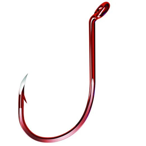 Eagle Claw Trokar Long Shank Octopus Hook Sz 1 Qty 9 Red - FishAndSave