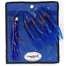 Fish Razr Daisy Chain 4 squid W/ Chugger Blue Sparkle - FishAndSave