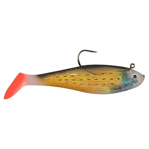 Hurricane Livewire Swim Shad 6" Gold Mullet Qty 2 - FishAndSave