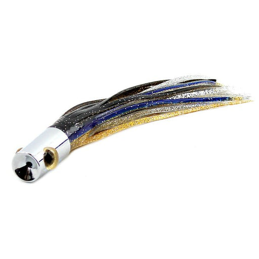 ILand Lures Sailure Octopus Skirt 6-3/4" 1 Oz Black Fin Unrigged - FishAndSave