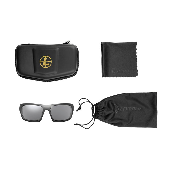 Leupold Packout Performance Eyewear Matte Black Shadow Gray Flash - FishAndSave