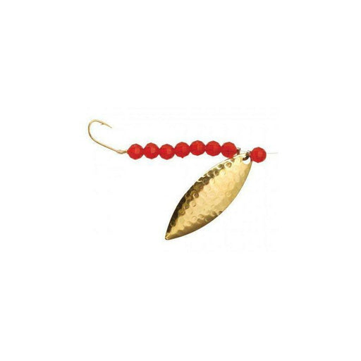 Lindy Walleye Drift Willow Rig Hammered Brass - FishAndSave