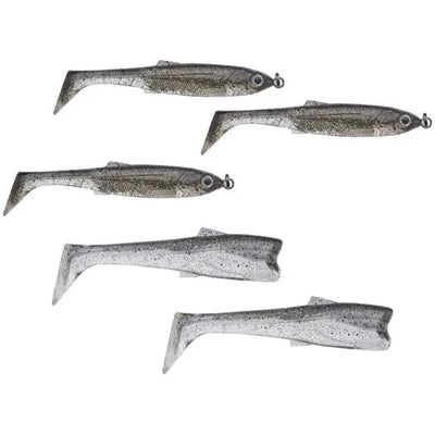 LiveTarget BaitBall Spinner Rig Interchange Pack Medium Smoke/Silver