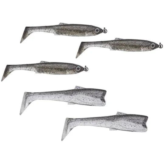 LiveTarget BaitBall Spinner Rig Interchange Pack Medium Smoke/Silver - FishAndSave