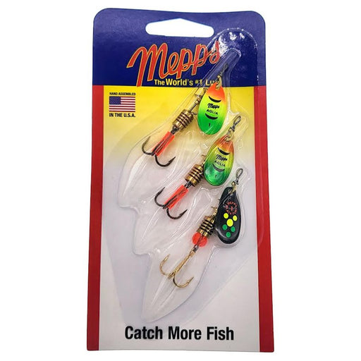 Mepps Aglia Pro Choice Spinner 3 Pack Hot Firetiger Series - FishAndSave