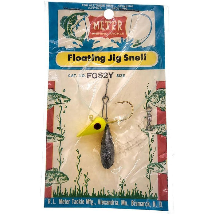 Meter Fishing Floating Jig Snell 1/2 Oz Chartreuse Qty 1 - FishAndSave