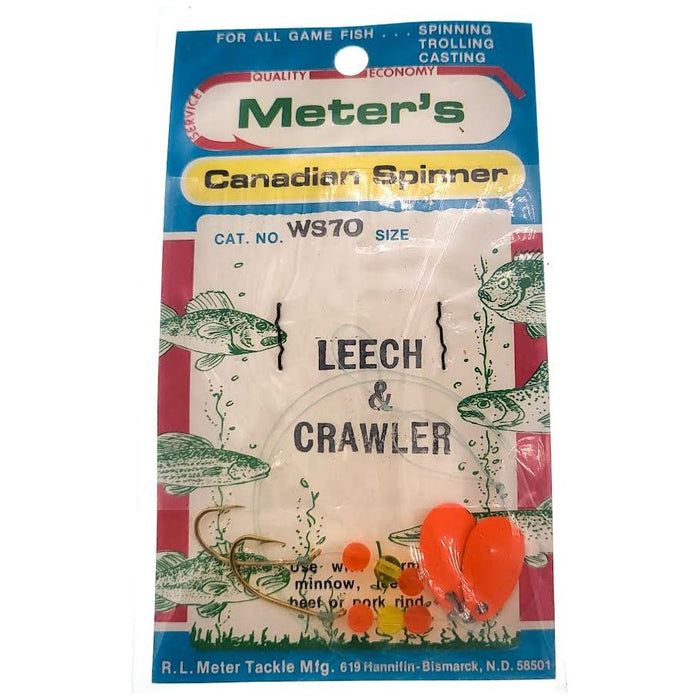 Meter Fishing Tackle Canadian Spinner Leech & Crawler Harness - FishAndSave