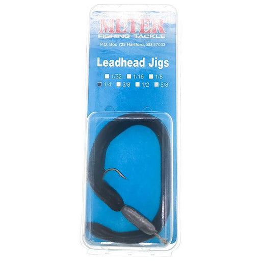 Meter Fishing Tackle Leadhead Jigs W/ Worm 1/4 Oz Qty 1 - FishAndSave