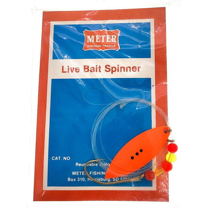 Meter Fishing Tackle Live Bait Spinner Willow Blade - FishAndSave