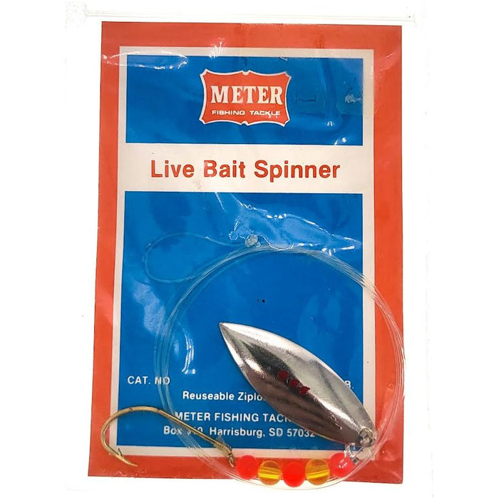 Meter Fishing Tackle Live Bait Spinner Willow Blade - FishAndSave