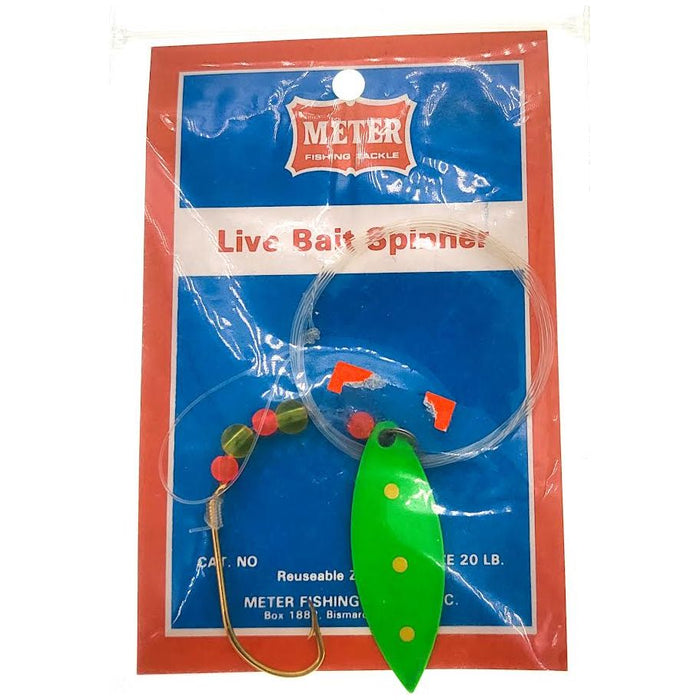 Meter Fishing Tackle Live Bait Spinner Willow Blade - FishAndSave