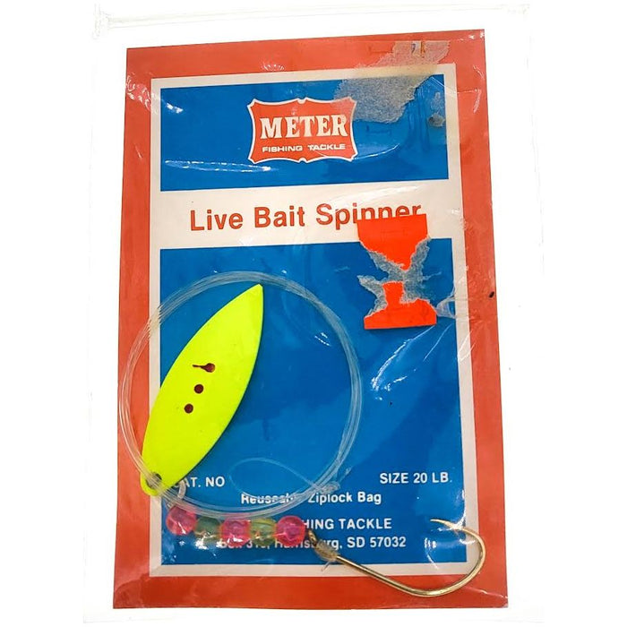 Meter Fishing Tackle Live Bait Spinner Willow Blade - FishAndSave