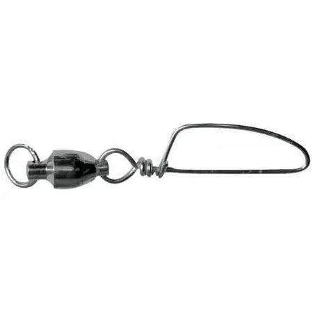 Mustad 77252 Ball Bearing Swivels W/ Rings Black - FishAndSave