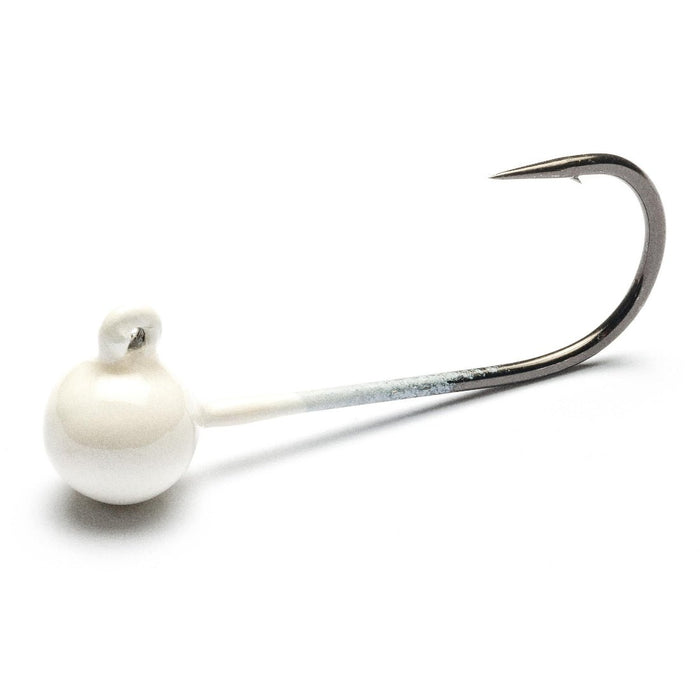 Mustad Addicted Jig Heads 1/32 Oz Qty 4 Pearl - FishAndSave