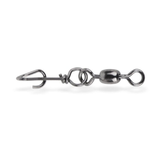 Mustad Crane Swivel W/ Fastach Clip Sz 10 Qty 10 - FishAndSave