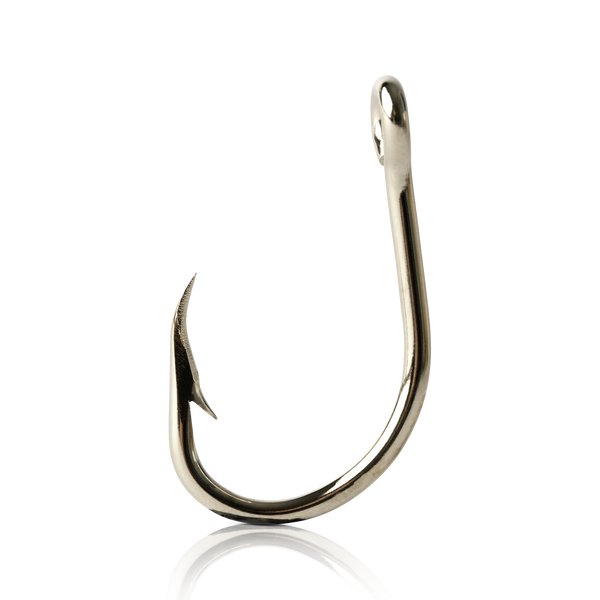 Mustad O'Shaughnessy Live Bait Nickel Qty 50 - FishAndSave