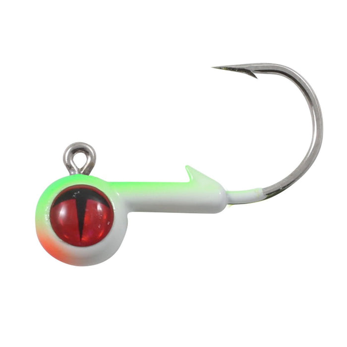 Northland Tackle Tungsten Short Shank Jig 3/8 Oz Qty 2 Glow Watermelon - FishAndSave