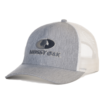 Outdoor Cap Mossy Oak Logo Mesh Back Linen White - FishAndSave