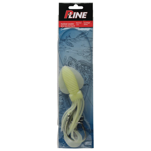 P - Line Halibut leader W/ Twin Tail Squid - FishAndSave