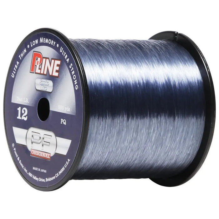 P - Line Original Mono Line Service Spool 4lb 3000yd Smoke Blue - FishAndSave