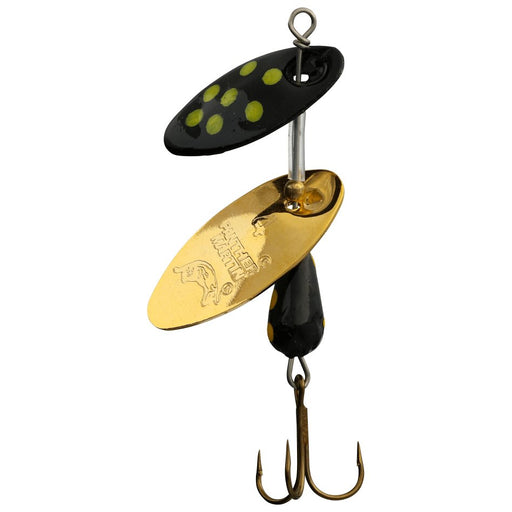 Panther Martin Dual Flash 1/4 Oz Black And Gold - FishAndSave