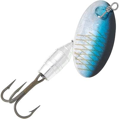 Panther Martin Holographic Deluxe In - Line Spinner #1 1/32 Oz Holographic Silver & Blue - FishAndSave