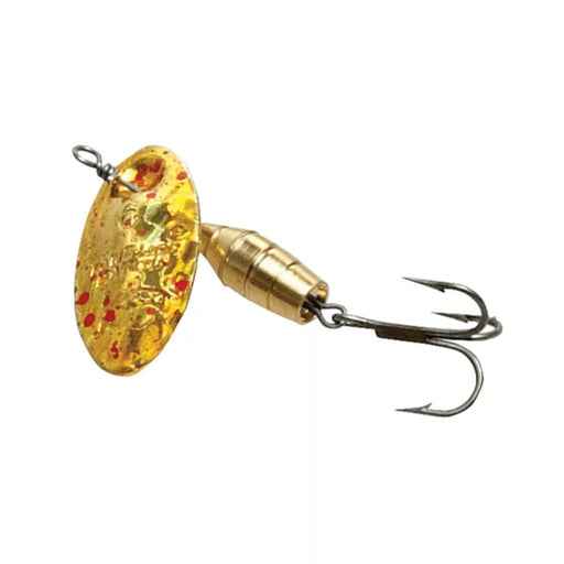 Panther Martin Holographic Deluxe In - Line Spinner #15 1/2 Oz Holographic Gold & Red Speckled - FishAndSave