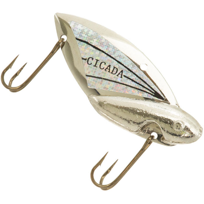 Reef Runner Cicada Blade Bait 1/4 Oz Silver/Silver - FishAndSave