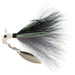 Road Runner Bucktail Pro Jig w/Spinner 1/8 Oz Pearl/Grey Throat/Black/Grey - FishAndSave