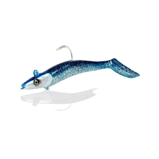 Savage Gear Soft Sandeel Lure 7-1/2" 3-1/ Oz Blue Silver - FishAndSave