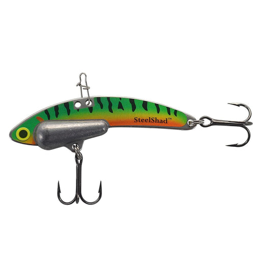 SteelShad Bladebait 1/2 Oz Perch/Firetiger - FishAndSave